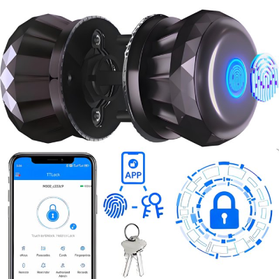 Smart Door Knob,Blacksmith Keyless Smart Door Lock